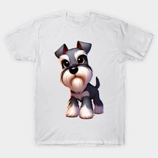 Cute Miniature schnauzer T-Shirt